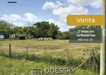 URIBELARREA -LOTE EN VENTA !!