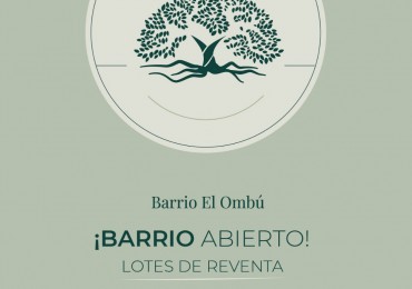 Barrio el Ombu -Ultimos 3 lotes 